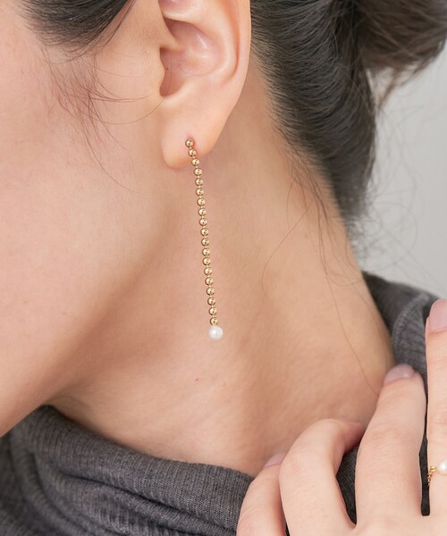 collex(コレックス)の「【dignif】【金属アレルギー対応】パールスイングピアス(ピアス(両耳用)・レディース・ゴールド/シルバー・フリー)」の12枚目の写真