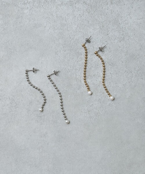collex(コレックス)の「【dignif】【金属アレルギー対応】パールスイングピアス(ピアス(両耳用)・レディース・ゴールド/シルバー・フリー)」の16枚目の写真