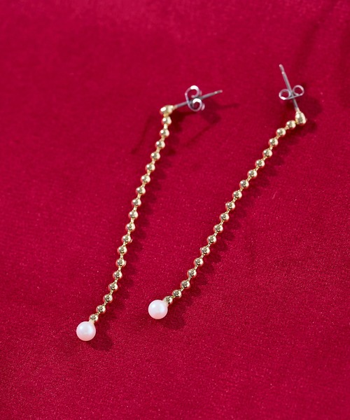 collex(コレックス)の「【dignif】【金属アレルギー対応】パールスイングピアス(ピアス(両耳用)・レディース・ゴールド/シルバー・フリー)」の3枚目の写真