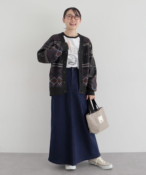 CRAFT STANDARD BOUTIQUE（クラフトスタンダードブティック）の「【ユニセックス】オルテガボーダーニットカーディガン（カーディガン/ボレロ・レディース・カーキ/ブラック/アイボリー・XL/L/M）」の18枚目の写真