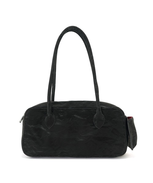 PAMEO POSE（パメオポーズ）の「Moire Flute Bag（ハンドバッグ・レディース・ブラック/ピンク/ホワイト・FREE）」の2枚目の写真