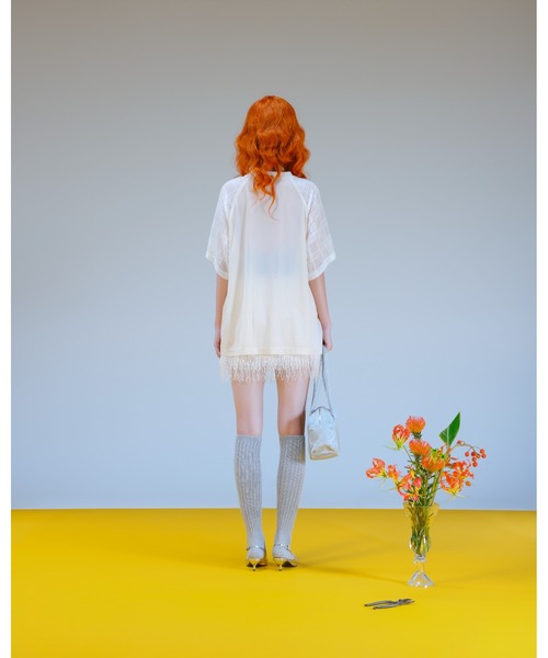 PAMEO POSE（パメオポーズ）の「Moire Flute Bag（ハンドバッグ・レディース・ブラック/ピンク/ホワイト・FREE）」の10枚目の写真