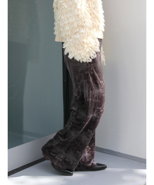 Ungrid(アングリッド)の「ベロア刺繍ラフパンツ(その他パンツ・レディース・アイボリー/チャコールグレー/ピンク・FREE)」の19枚目の写真