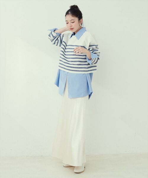 【24ss】完売品JOURNAL STANDARD LUXE ボーダー 長袖 JOURNAL STANDARD - journal standard luxe ジャーナル