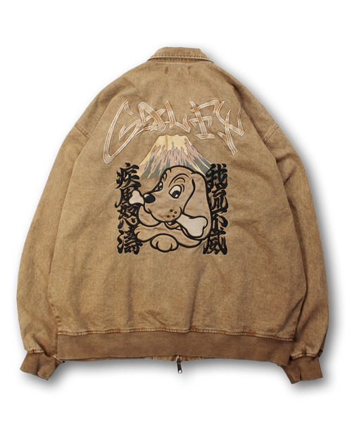 GALFY(ガルフィー)の「【GALFY/ガルフィー】漢ジャケット(ブルゾン・メンズ・ベージュ/ピンク/ブラック・L/XL)」の8枚目の写真