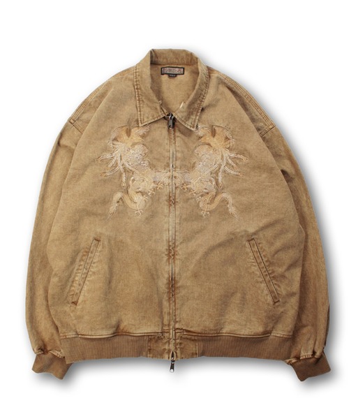 GALFY(ガルフィー)の「【GALFY/ガルフィー】漢ジャケット(ブルゾン・メンズ・ベージュ/ピンク/ブラック・L/XL)」の5枚目の写真