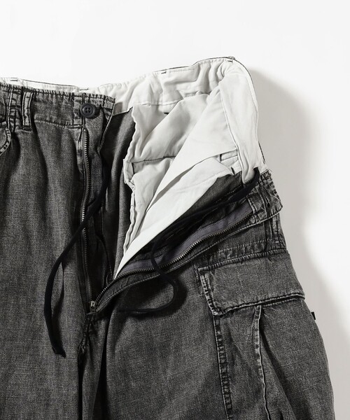 BEAMS（ビームス）の「ビッグ 6ポケット デニム カーゴパンツ（カーゴパンツ・メンズ・ブラック/インディゴブルー・M/S/XL/L）」の4枚目の写真