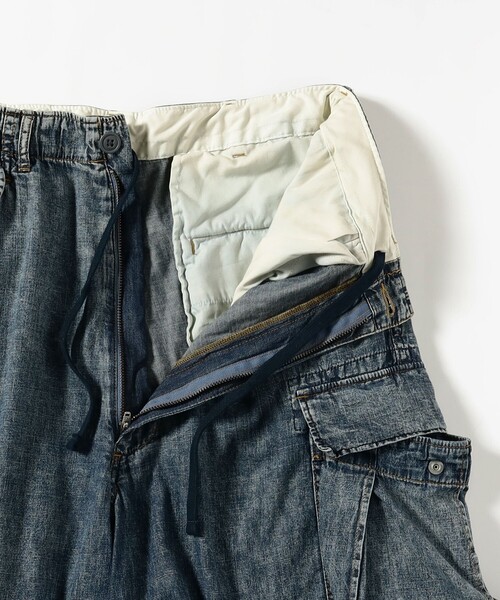 BEAMS（ビームス）の「ビッグ 6ポケット デニム カーゴパンツ（カーゴパンツ・メンズ・ブラック/インディゴブルー・M/S/XL/L）」の9枚目の写真