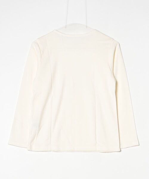 Perfect Suit FActory（パーフェクトスーツファクトリー）の「長袖起毛ﾗｳﾝﾄﾞﾈｯｸ（ニット/セーター・レディース・オフホワイト/ブラック/ライトピンク/カーキ/ライトグレー/ダークブラウン・S/M/L）」の7枚目の写真