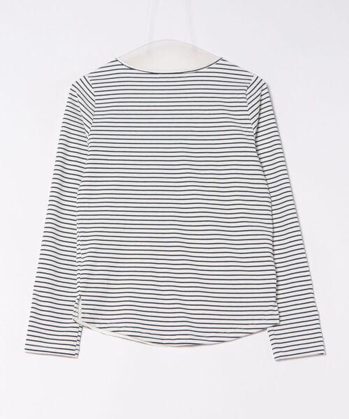 Drawer - 新品未使用ドゥロワー購入ボーダーカットソー セール】フロントダブルボーダーカットソー（Tシャツ/カットソー