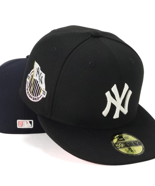 ニューエラキャップ 59FIFTYサイドパッチ MLB 桜カラー