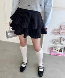 プリーツフリルスカート