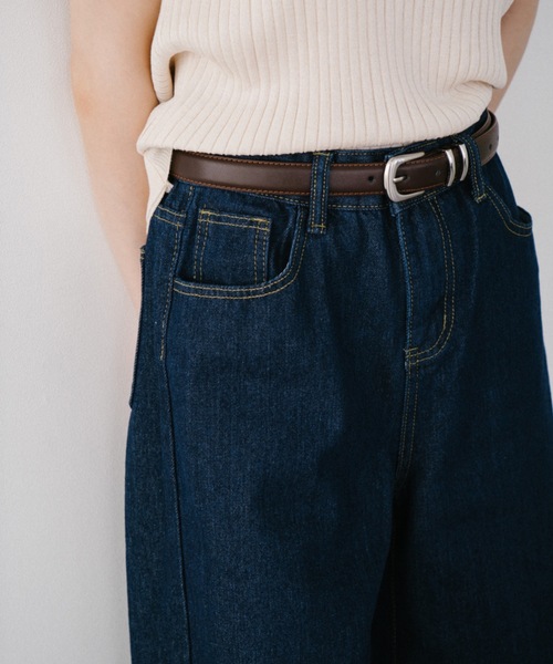 DRWCYS（ドロシーズ）の「ワイドデニムパンツ（デニムパンツ・レディース・ブルー・SMALL/MEDIUM）」の8枚目の写真