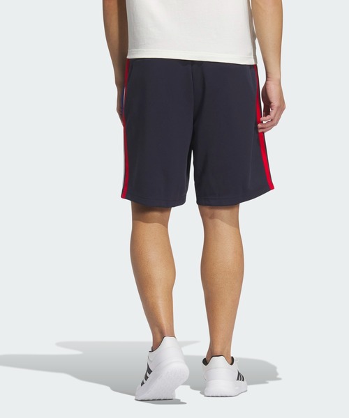 adidas ニットショーツ Sサイズ セール】スリーストライプス レギュラーフィット ダブルニット