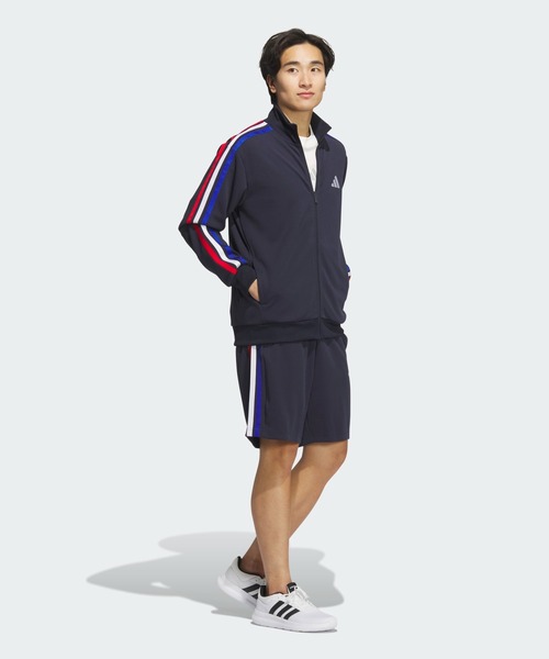 adidas ニットショーツ Sサイズ セール】スリーストライプス レギュラーフィット ダブルニット