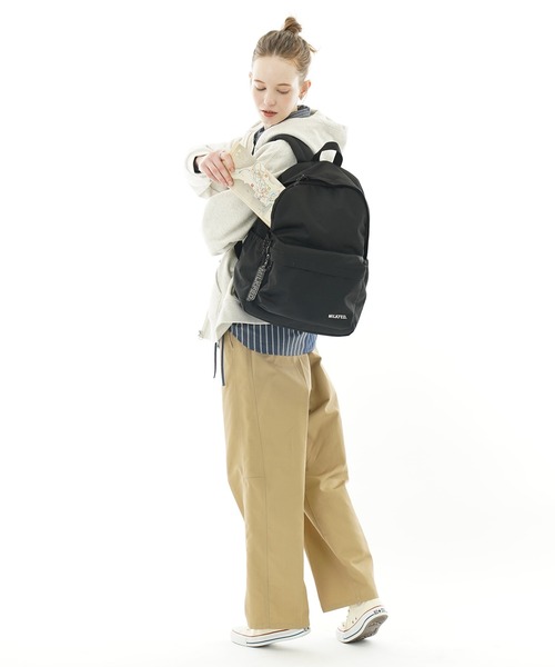 MILKFED.（ミルクフェド）の「【23L】DAILY DAYPACK【PC収納可・A4サイズ】（バックパック/リュック・レディース・ブラック・ONE SIZE）」の3枚目の写真