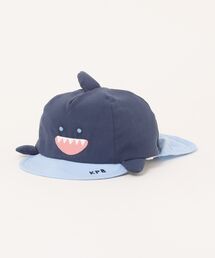 KP DECO（ケーピーデコ）の「サメモチーフの日よけ付きキャップ(46-48)（キャップ）」