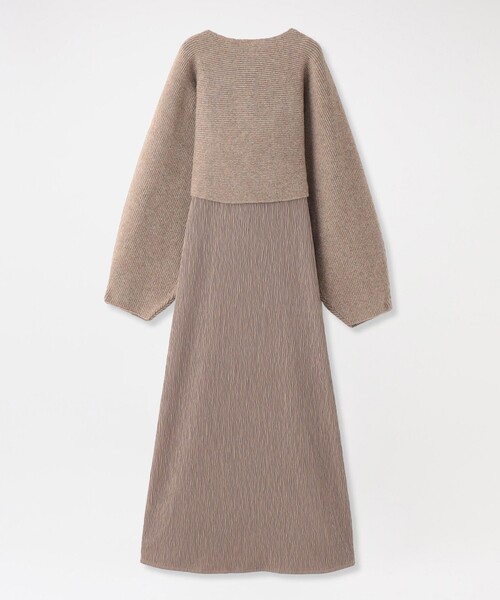 LOVELESS（ラブレス）の「ニットコンビワンピース（ワンピース・レディース・グレー系その他2/ブラック/ベージュ系その他3・34/36）」の12枚目の写真