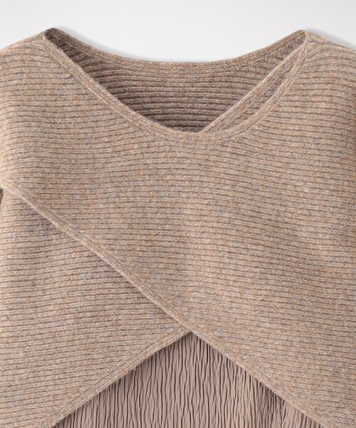 LOVELESS（ラブレス）の「ニットコンビワンピース（ワンピース・レディース・グレー系その他2/ブラック/ベージュ系その他3・34/36）」の13枚目の写真