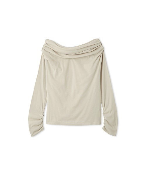styling/ スタイリング　オフショルダーカットトップス styling/（スタイリング）の「オフショルダーカットトップス（Tシャツ