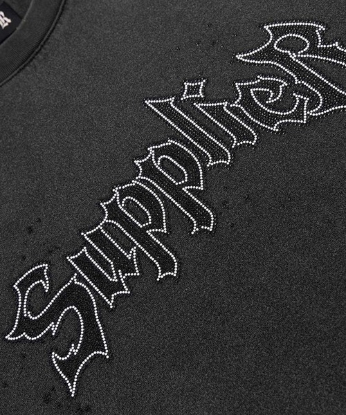 SUPPLIER（サプライヤー）の「SUPPLIER/サプライヤー Splash Rhinestone Iron Logo Tee ラインストーンTシャツ（Tシャツ/カットソー・メンズ・ブラック/ブルー/ホワイト・XL/L/M）」の17枚目の写真