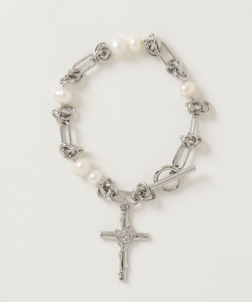 DTYYPE（ドタイプ）の「パールクロスブレスレット（ブレスレット・レディース・シルバー・FREE）」の11枚目の写真