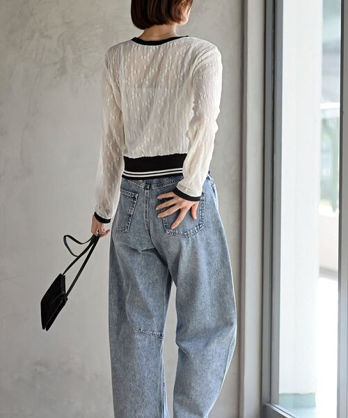 rps（アールピーエス）の「ラインリブレースプルオーバー（その他トップス・レディース・ブラック/グレー/オフホワイト・フリー）」の6枚目の写真