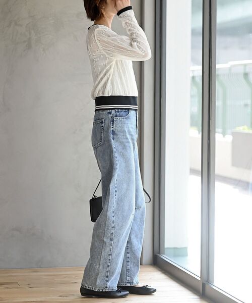 rps（アールピーエス）の「ラインリブレースプルオーバー（その他トップス・レディース・ブラック/グレー/オフホワイト・フリー）」の7枚目の写真