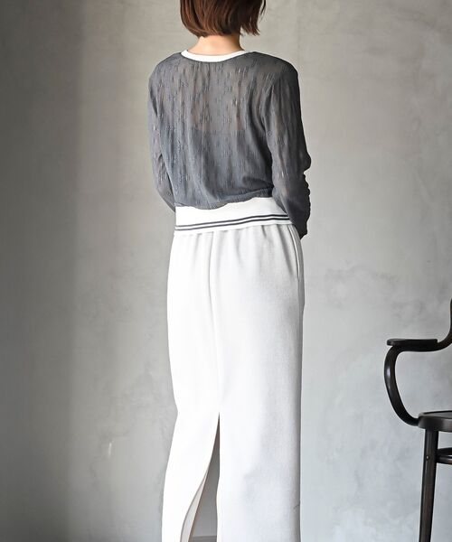 rps（アールピーエス）の「ラインリブレースプルオーバー（その他トップス・レディース・ブラック/グレー/オフホワイト・フリー）」の14枚目の写真