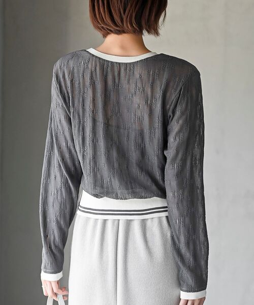 rps（アールピーエス）の「ラインリブレースプルオーバー（その他トップス・レディース・ブラック/グレー/オフホワイト・フリー）」の18枚目の写真