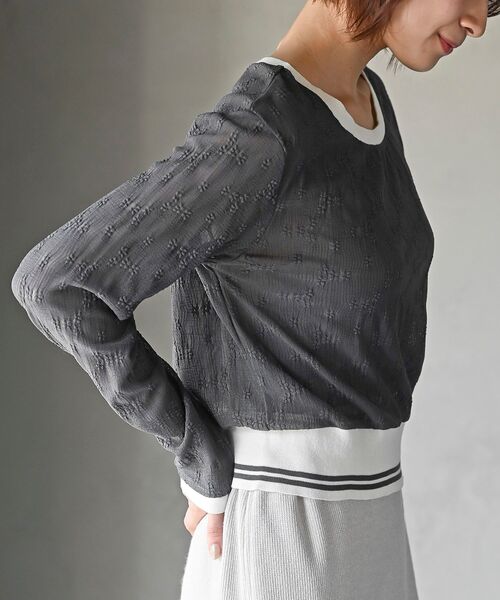 rps（アールピーエス）の「ラインリブレースプルオーバー（その他トップス・レディース・ブラック/グレー/オフホワイト・フリー）」の19枚目の写真