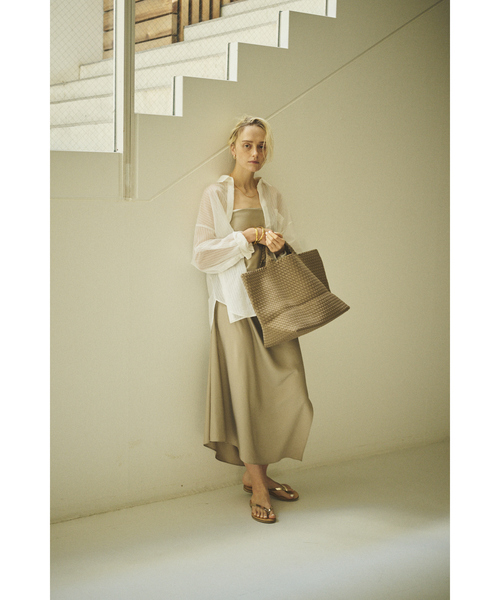 Rouge vif（ルージュヴィフ）の「【NAGHEDI/ナゲティ】ラージトートバッグ St Barths large Tote（トートバッグ・レディース・ブラウン/グレイッシュベージュ・フリー）」の13枚目の写真