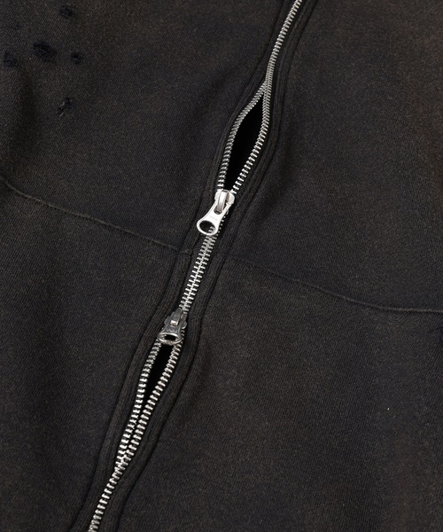 セール】DEVIL EAR DAMAGE HOODIE（パーカー）｜DISCOVERED