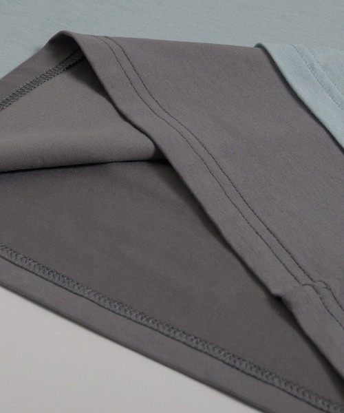 MUHET（ミュエータ）の「【SET ITEM / セットアイテム】sheer long t-shirt / シアーロンTセット（Tシャツ/カットソー・レディース・ライトブルー/チャコールグレー/レッド/イエロー・FREE）」の11枚目の写真