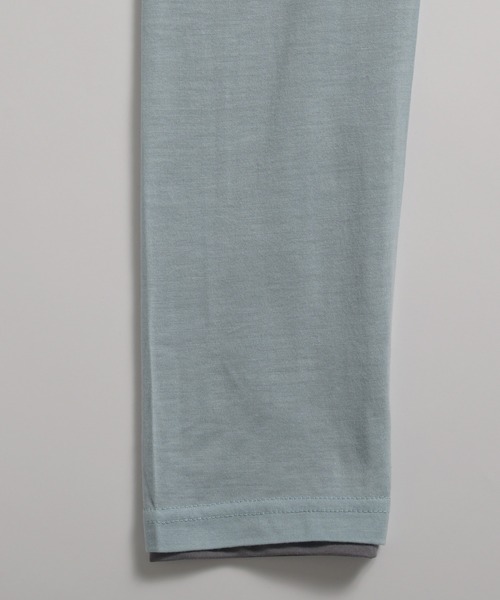 MUHET（ミュエータ）の「【SET ITEM / セットアイテム】sheer long t-shirt / シアーロンTセット（Tシャツ/カットソー・レディース・ライトブルー/チャコールグレー/レッド/イエロー・FREE）」の13枚目の写真