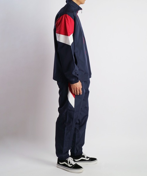 FILA（フィラ）の「FILA 裏メッシュ デュスポ生地 切替ウインドセットアップ（ルームウェア/パジャマ・メンズ・ブラック/ネイビー/ブラック系その他/ネイビー系1/ネイビー系/ネイビー系2/ブラック系その他3/チャコールグレー・M/L/LL）」の15枚目の写真