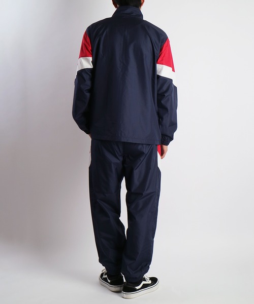 FILA（フィラ）の「FILA 裏メッシュ デュスポ生地 切替ウインドセットアップ（ルームウェア/パジャマ・メンズ・ブラック/ネイビー/ブラック系その他/ネイビー系1/ネイビー系/ネイビー系2/ブラック系その他3/チャコールグレー・M/L/LL）」の16枚目の写真