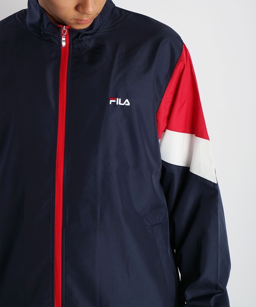 FILA（フィラ）の「FILA 裏メッシュ デュスポ生地 切替ウインドセットアップ（ルームウェア/パジャマ・メンズ・ブラック/ネイビー/ブラック系その他/ネイビー系1/ネイビー系/ネイビー系2/ブラック系その他3/チャコールグレー・M/L/LL）」の18枚目の写真