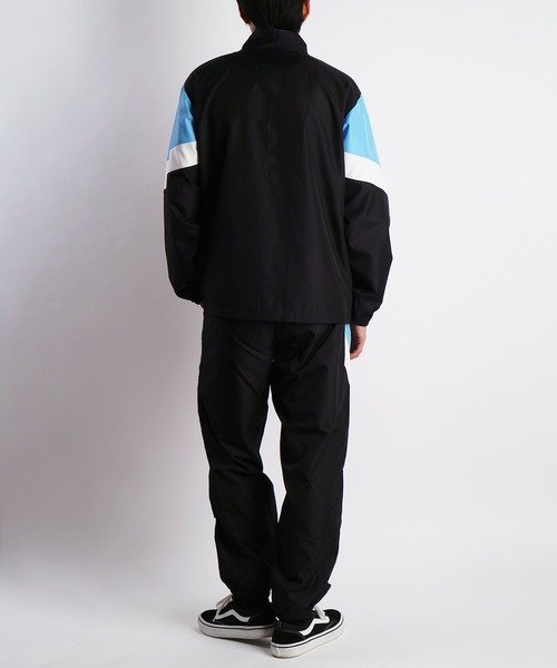 FILA（フィラ）の「FILA 裏メッシュ デュスポ生地 切替ウインドセットアップ（ルームウェア/パジャマ・メンズ・ブラック/ネイビー/ブラック系その他/ネイビー系1/ネイビー系/ネイビー系2/ブラック系その他3/チャコールグレー・M/L/LL）」の11枚目の写真