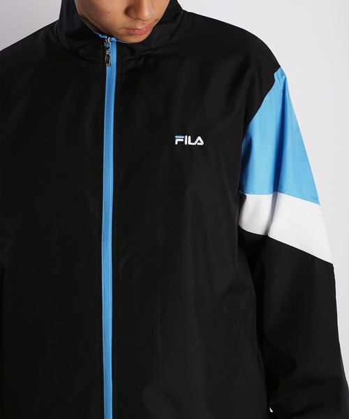 FILA（フィラ）の「FILA 裏メッシュ デュスポ生地 切替ウインドセットアップ（ルームウェア/パジャマ・メンズ・ブラック/ネイビー/ブラック系その他/ネイビー系1/ネイビー系/ネイビー系2/ブラック系その他3/チャコールグレー・M/L/LL）」の12枚目の写真