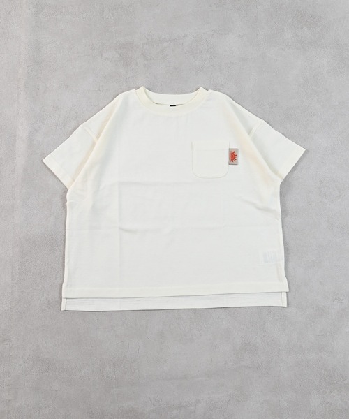 Life Support Products(ライフサポートプロダクツ)の「【防汚加工】半袖ポケットTシャツ(Tシャツ/カットソー・キッズ・ライトグリーン/ブルー系その他/ホワイト系その他/ライトグレー/ライトブルー/オフホワイト/サンドベージュ/レッド・110/100/95/90/80/150/140/130/120)」の15枚目の写真