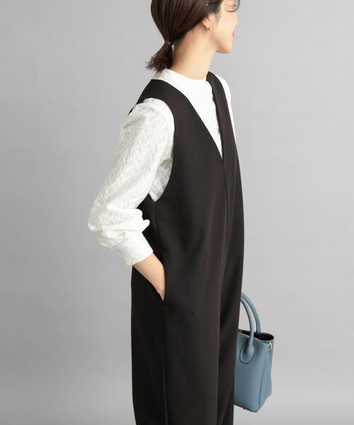 URBAN RESEARCH DOORS(アーバンリサーチドアーズ)の「Vネックオールインワン(サロペット/オーバーオール・レディース・ブラック・SMALL/MEDIUM)」の11枚目の写真
