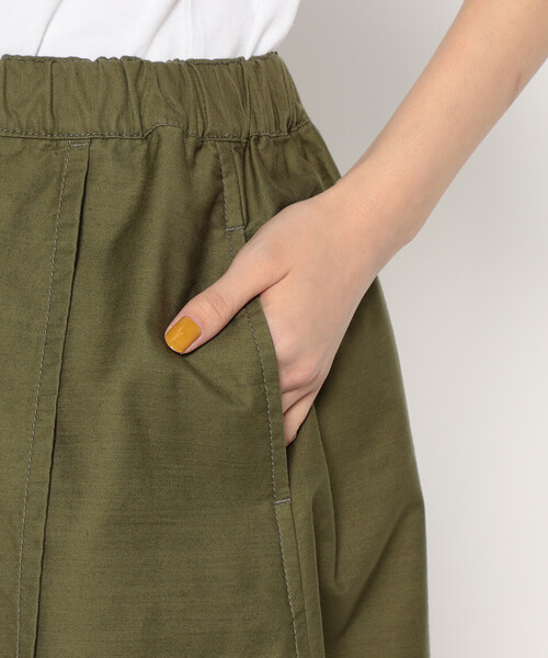 DANTON ダントン ワークスカート バックスリット カーキ 38 DANTON（ダントン）の「【STORE EXCLUSIVE】WOMEN'S COTTTON BACK