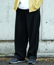 UNION STATION | *WEB限定  テーパードリラックスワイドパンツ(スラックス)