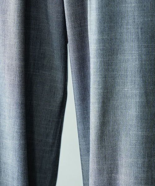 UNION STATION（ユニオンステーション）の「*WEB限定  テーパードリラックスワイドパンツ（スラックス・メンズ・ライトブルー/ブラック/ネイビー・M/L）」の12枚目の写真