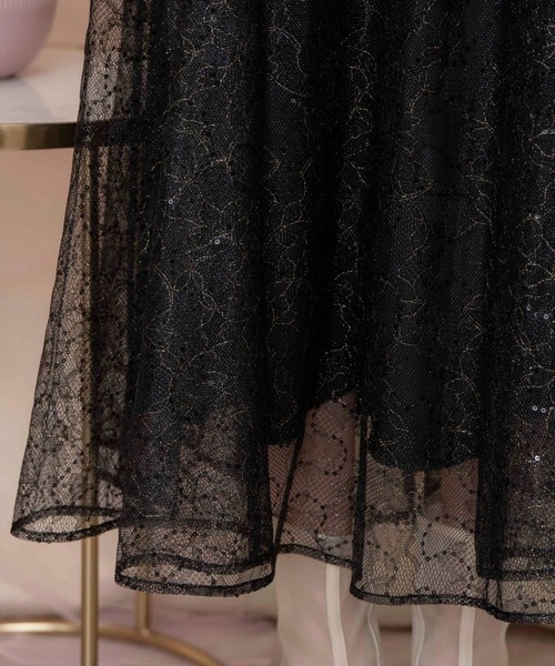 WILLSELECTION（ウィルセレクション）の「スパンコール付きチュールスカート（スカート・レディース・ピンク/ライトベージュ/ブラック/サックスブルー・FREE）」の19枚目の写真