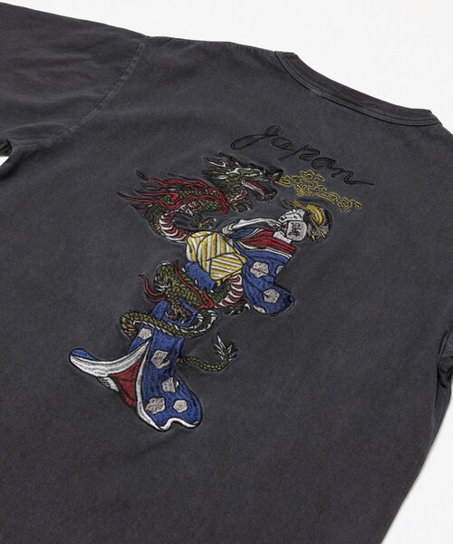 Schott/ショット 別注 刺繍舞子Tシャツ/バック刺繍