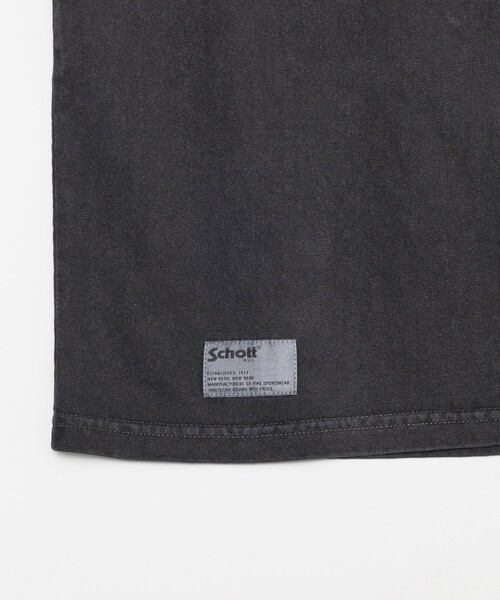 schott（ショット）の「Schott/ショット 別注 刺繍舞子Tシャツ/バック