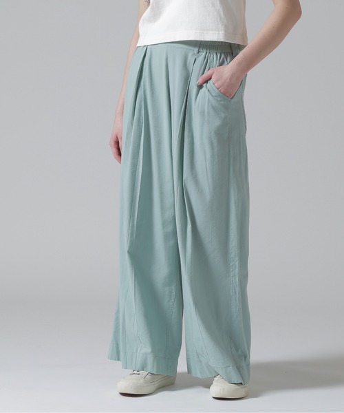国内発送【AVIREX】BOX PLEATS RELAX PANTS BOX PLEATS RELAX PANTS/ボックスプリーツ リラックスパンツ