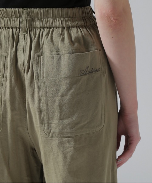 AVIREX（アヴィレックス）の「BOX PLEATS RELAX PANTS/ボックスプリーツ リラックスパンツ（その他パンツ・レディース・ピンク/ミント/ブラック/オリーブ・F）」の19枚目の写真